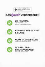 Shineria Ceramic Autoshampoo Qualitätsversprechen