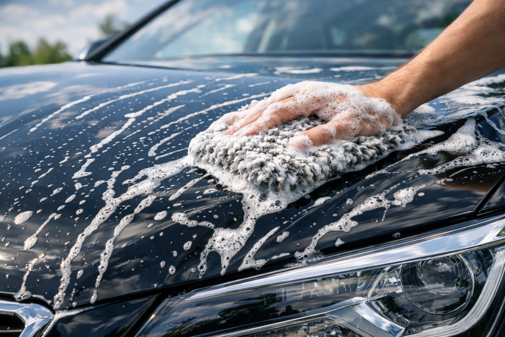 Auto richtig waschen