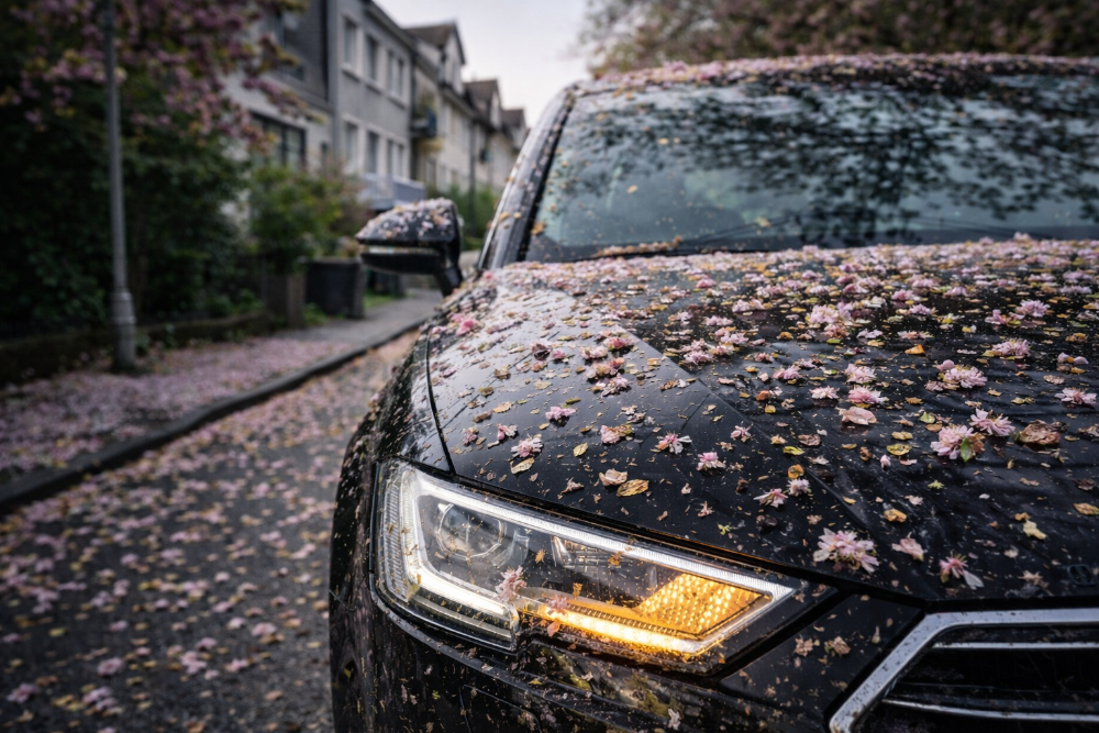 Autopflege für Laternenparker