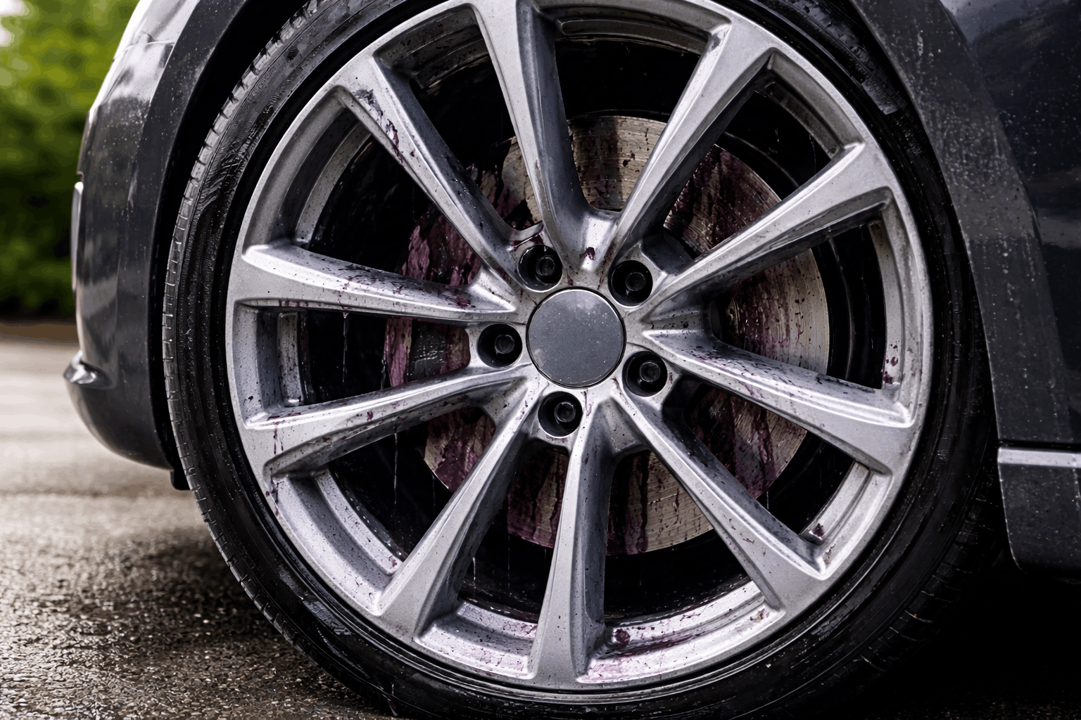 Einwirkzeit Felgenreiniger bei Felgen