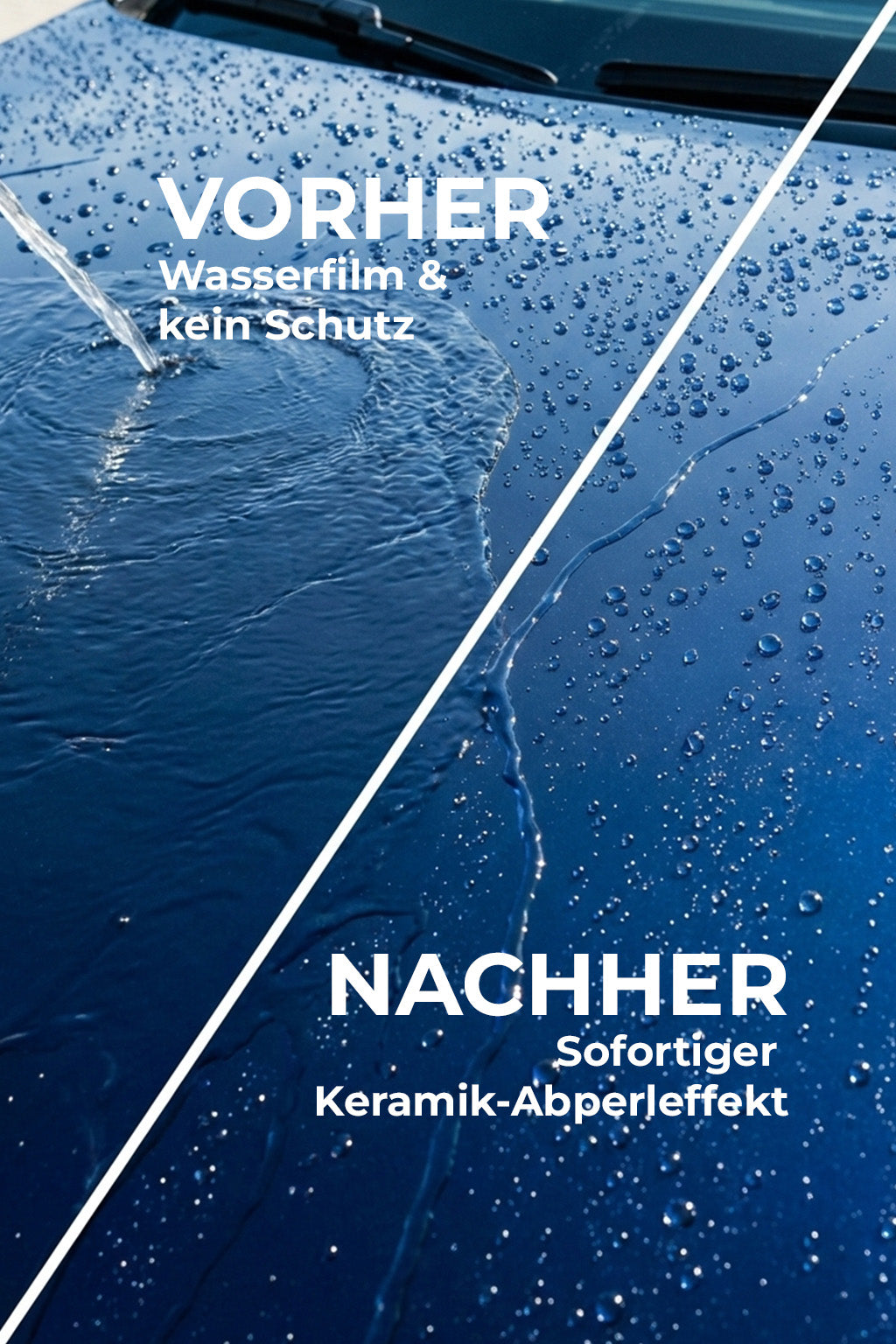 Shineria Ceramic Autoshampoo vorher & nachher